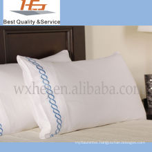 High Quality Hotel 100 Cotton Pillow Case Plastic Packaging